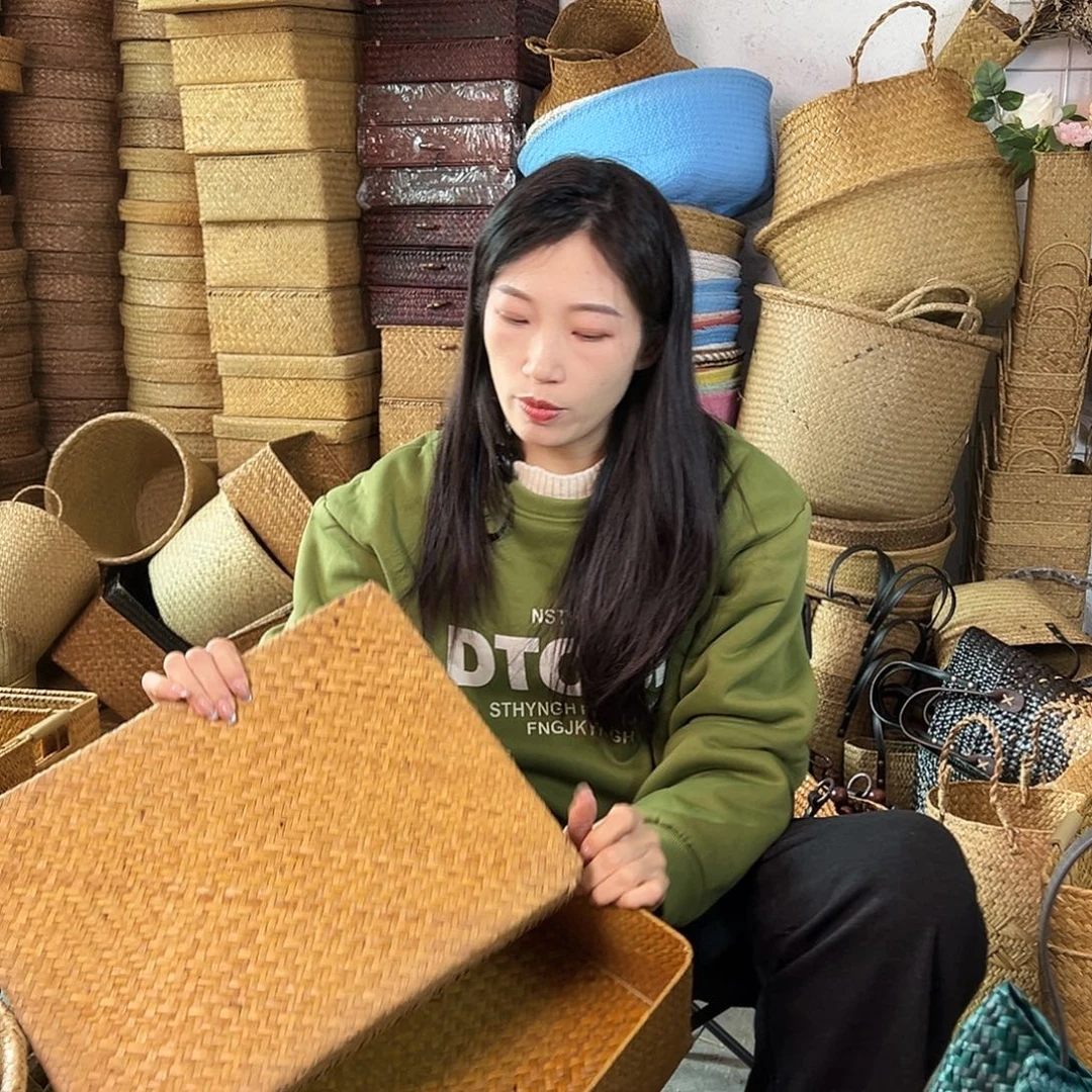草编草编包/草编收纳盒微瑕疵