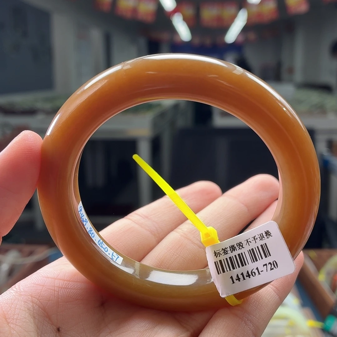 和田玉未镶嵌手镯5657