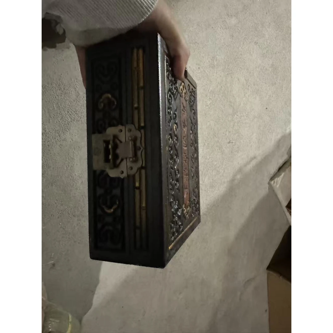 精品摆件黑色清大盒子闷包