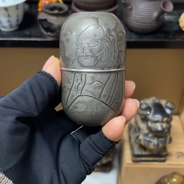 锡中古工艺品摆件