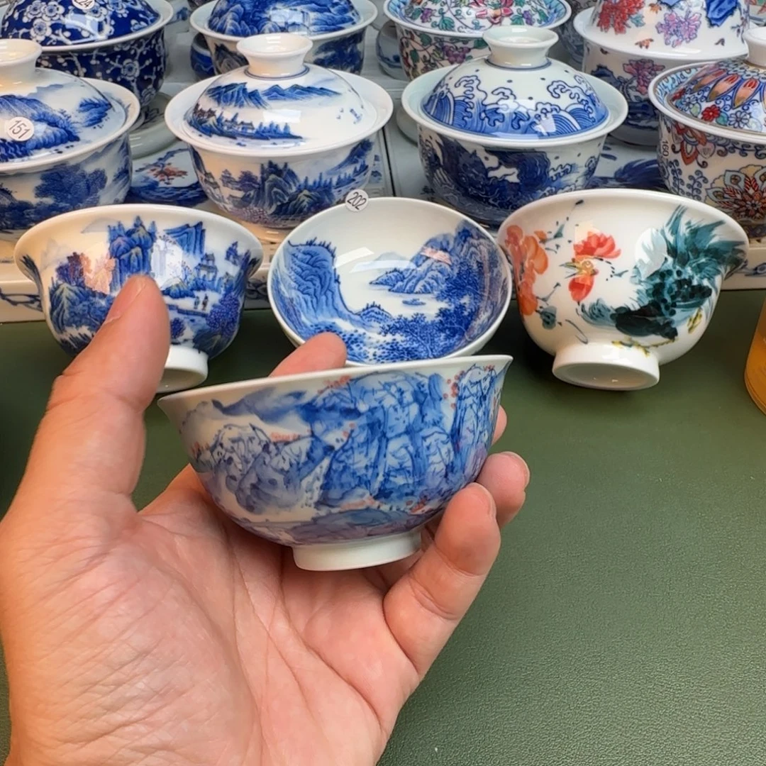 纯手工纯手绘茶具228
