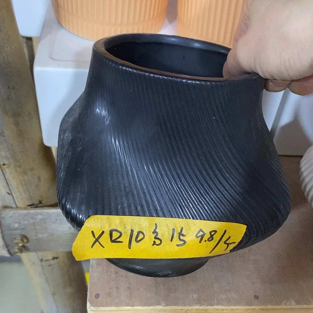 陶杯子陶盆有孔 瑕疵介意勿拍