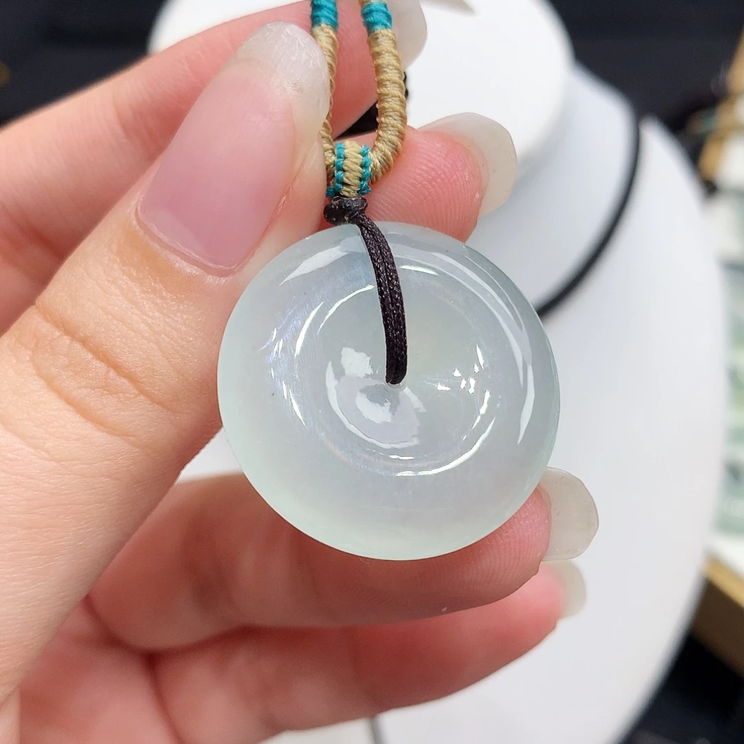 翡翠未镶嵌胸饰翡翠7，26/6