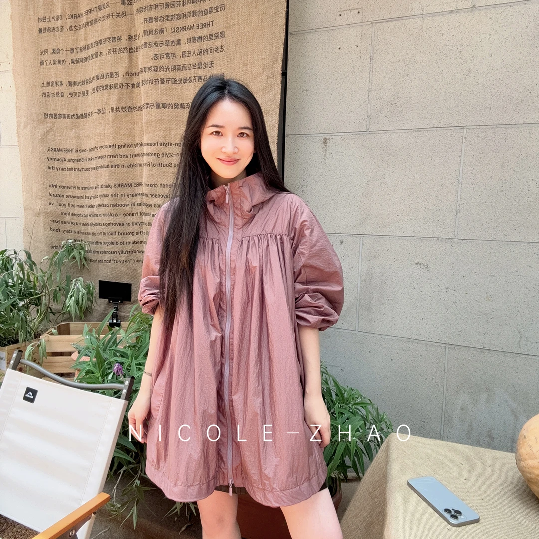 5NWT080【贵姐NICOLE】进口面料高端设计师宽松百搭时尚外套