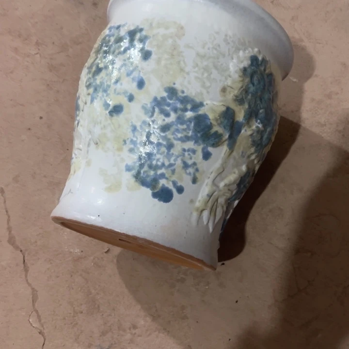 紫砂花盆口径19高度21一只瑕疵