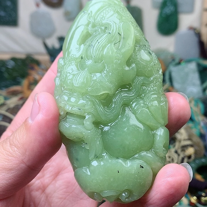 未镶嵌和田玉挂件?***轻