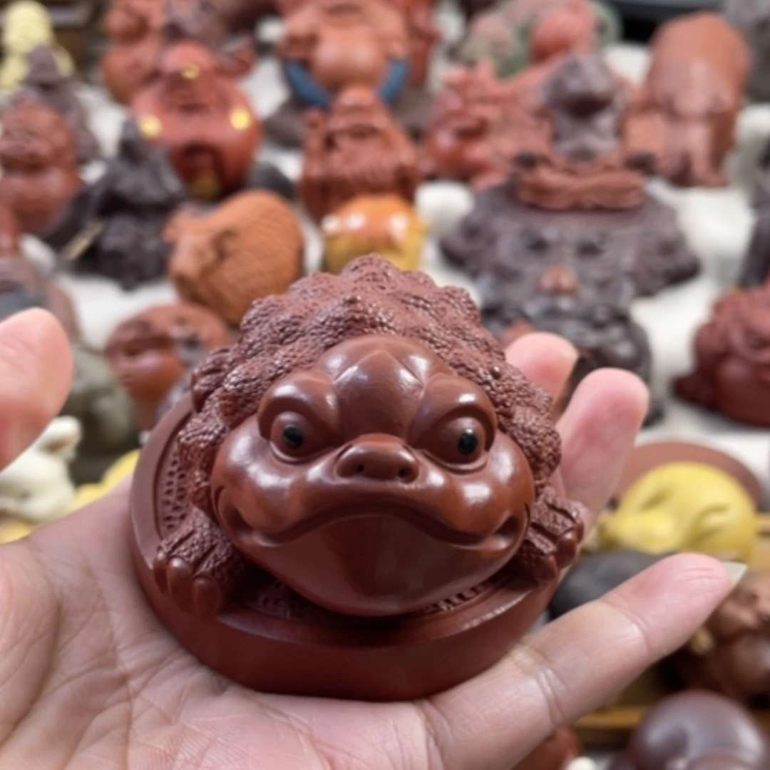 【闪购商品】紫砂茶宠紫砂金蟾