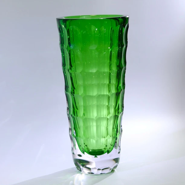 晶莹琉璃【高定款森林之王】意式轻奢现代水晶琉璃客厅摆件绿色