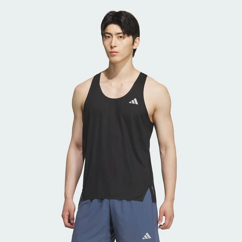 阿迪达斯 （adidas）男子速干跑步运动背心KH3756