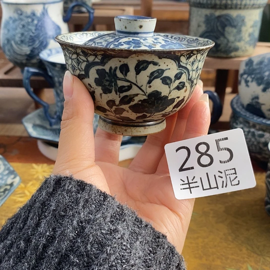 陶手工手绘青花高温陶瓷