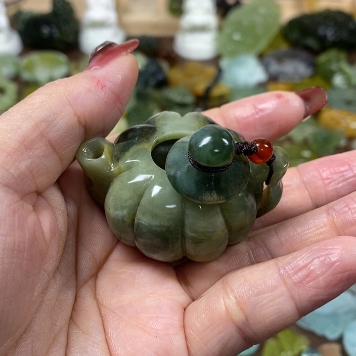 蛇纹石玉未镶嵌手把东*