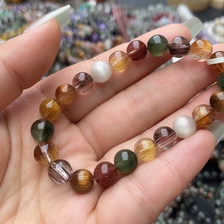 天然手链未镶嵌水晶A***贝