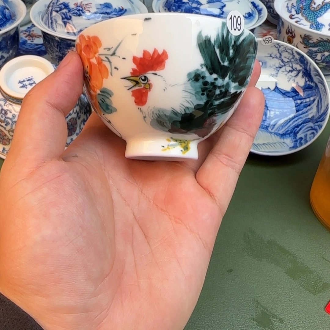 彦祖纯手工手绘茶具109