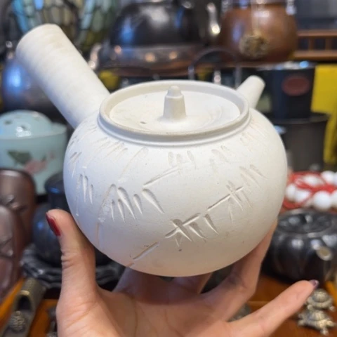 蜜安罐瓷香炉锡茶则