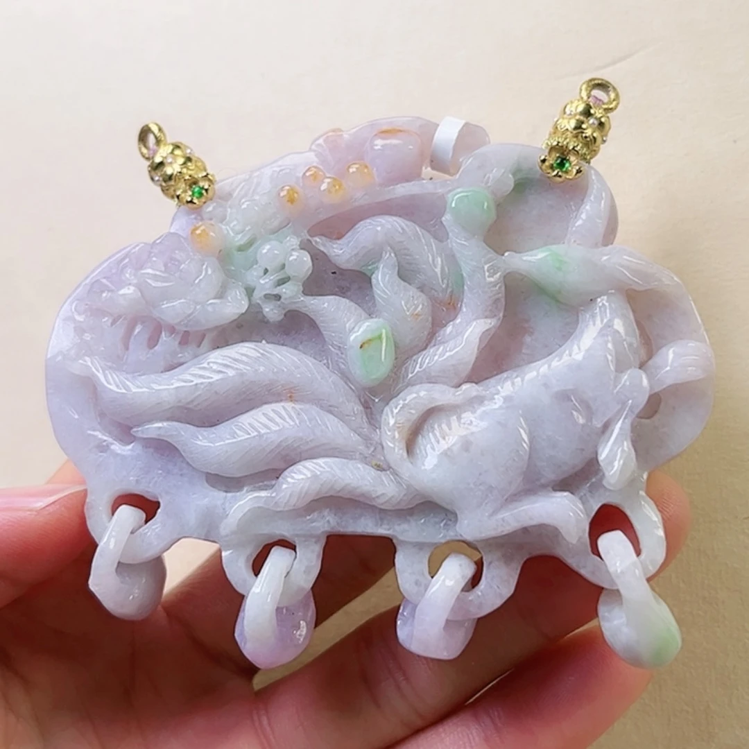 【闪购商品】翡翠颈饰未镶嵌挂件