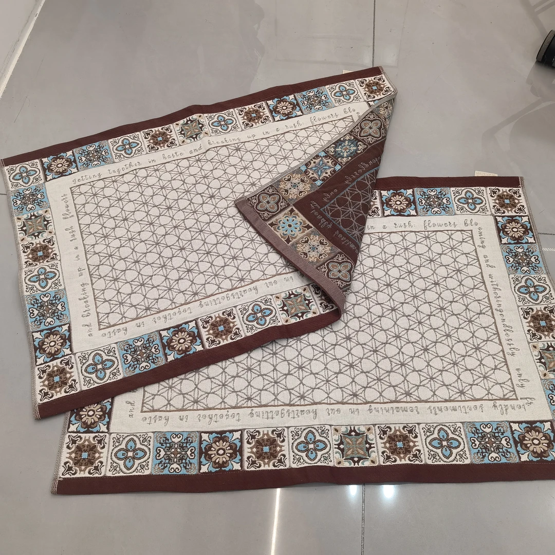 罗马假日 48*74cm成人纯棉多层纱布枕巾一对装