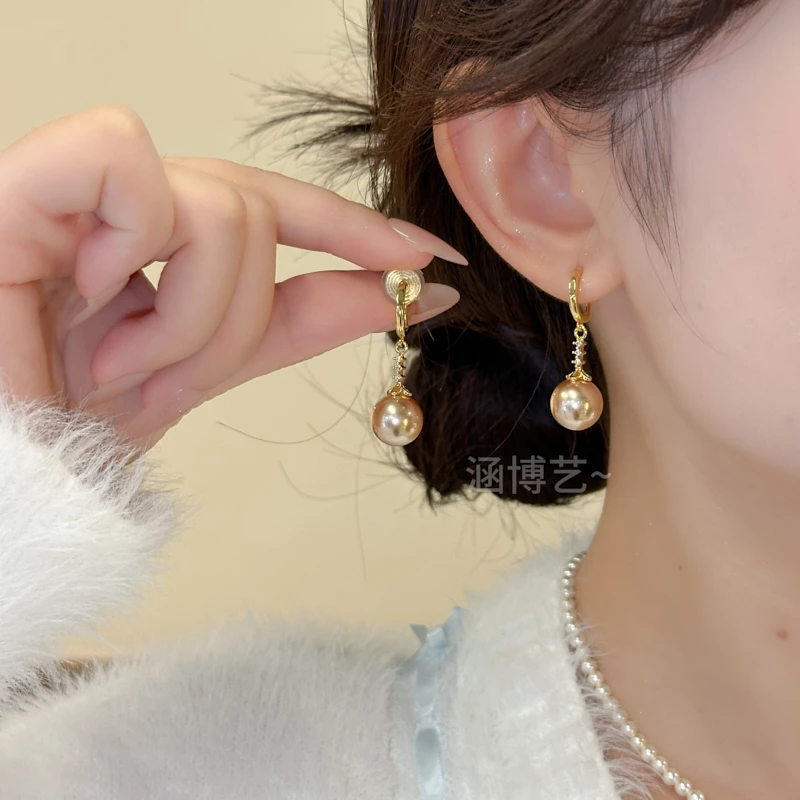 铜合金耳饰 铜合金耳饰耳环秋冬必备三色可选无耳洞蚊香盘耳夹