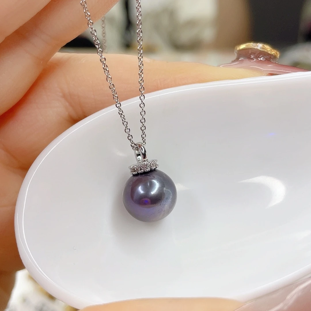 淡水珍珠未镶嵌吊坠(赠链)