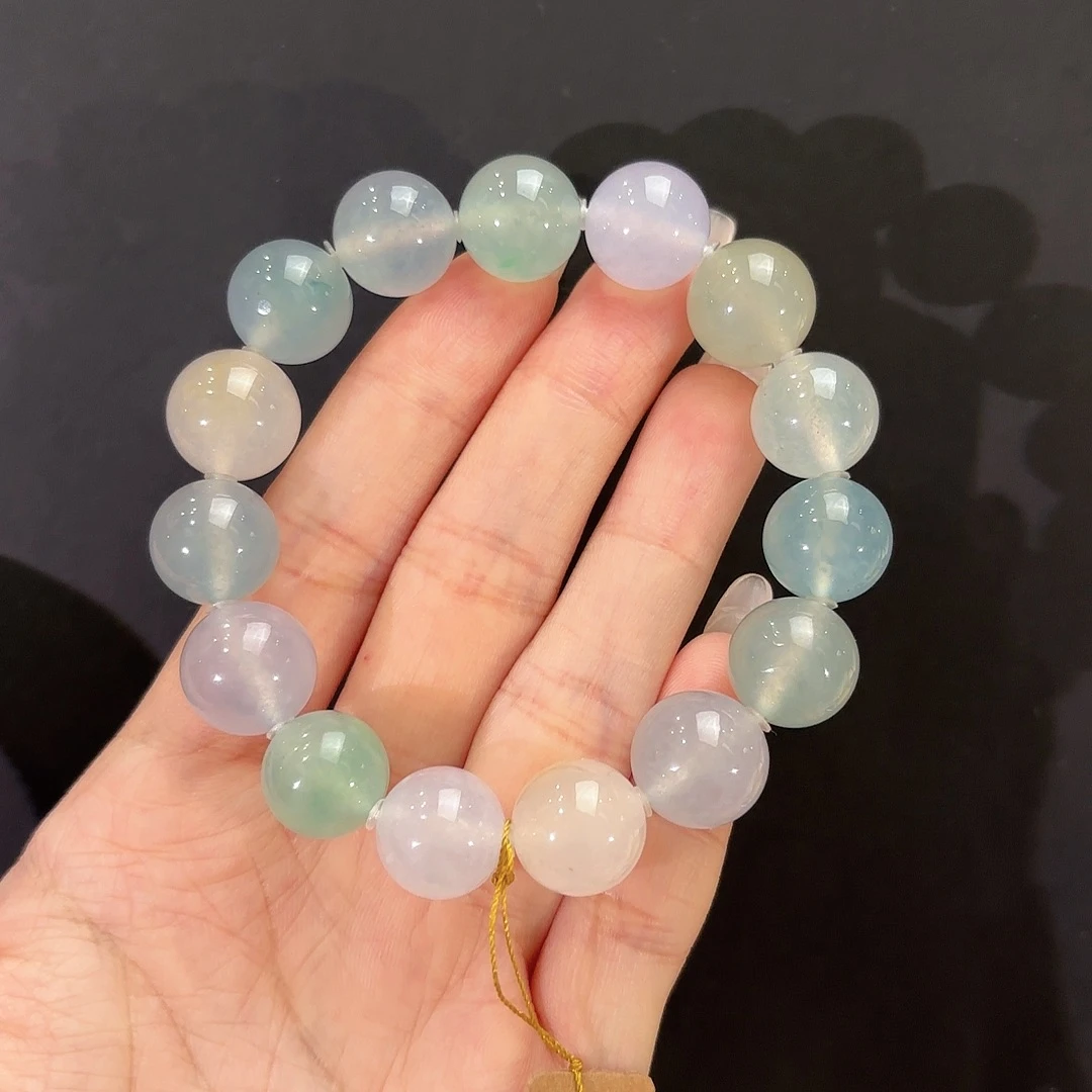 翡翠未镶嵌手串多宝手串多人不退不换