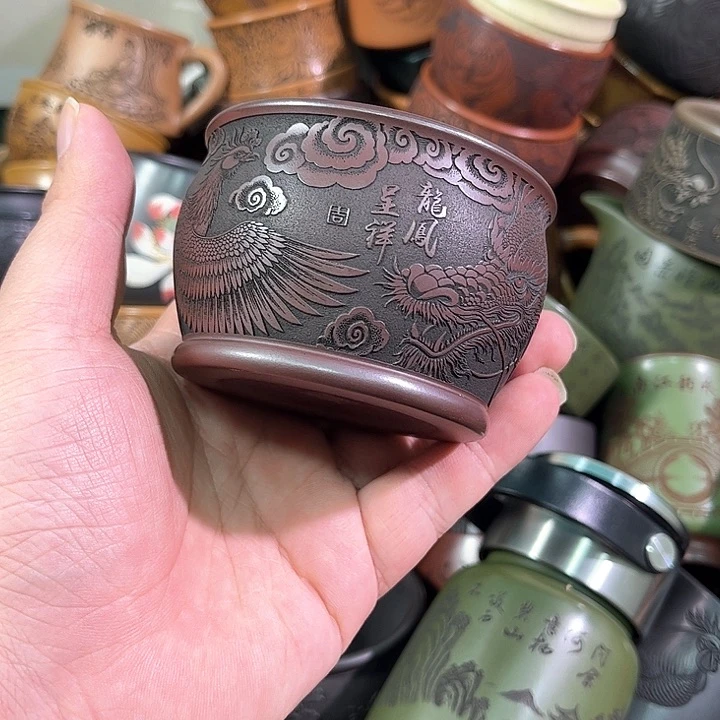 茶杯紫砂全手工紫砂主人杯