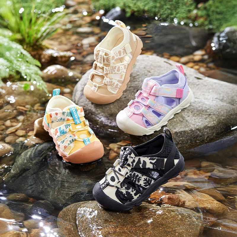 巴拉巴拉童鞋儿童运动凉鞋男童女童鞋溯溪鞋2025夏新款防滑透气鞋