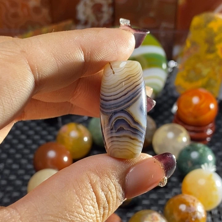 十***_玛瑙/玉髓未镶嵌颈饰