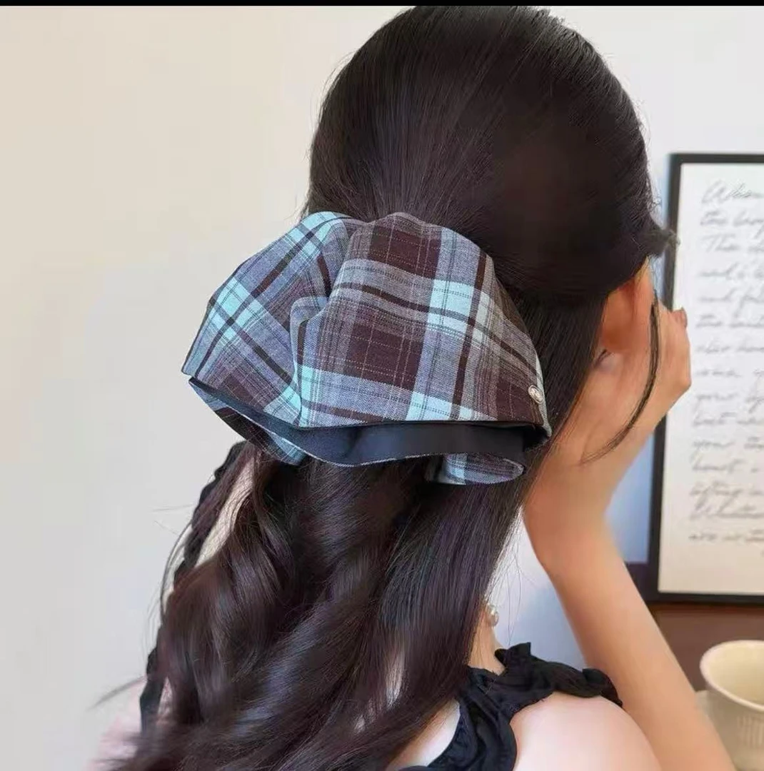 甜美风原创设计女发圈头饰网红气质白色超仙时尚