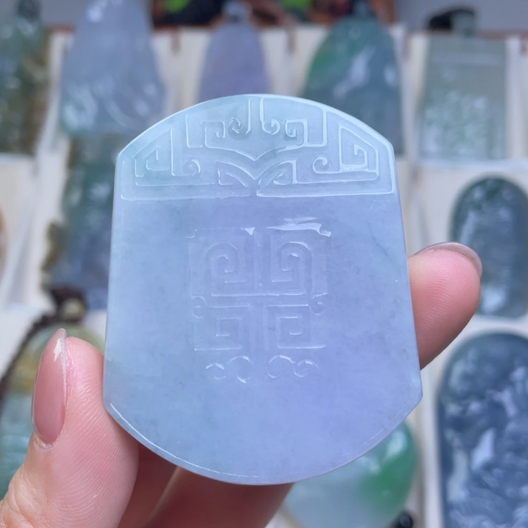 翡翠未镶嵌颈饰天然翡翠