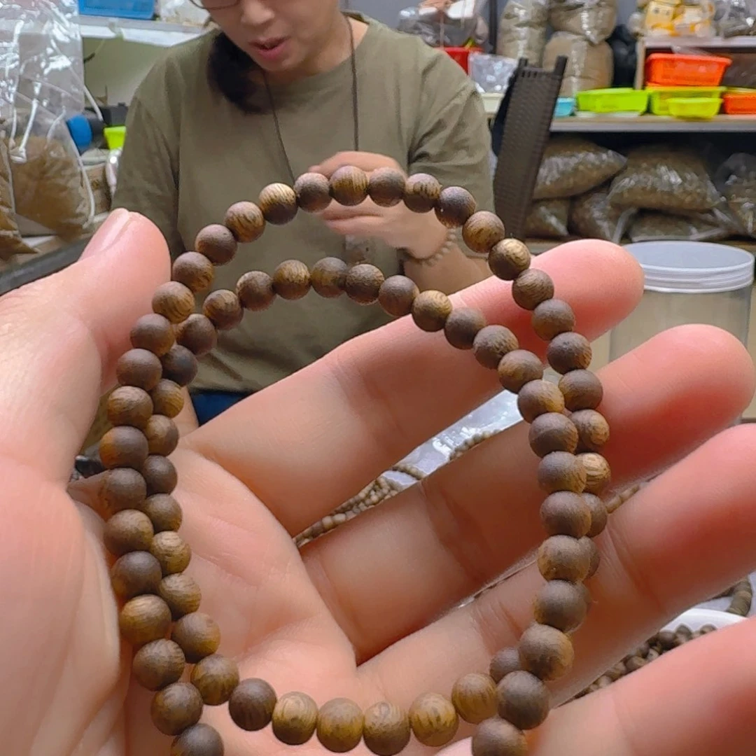手串沉香05双圈手串4.6克 九九沉
