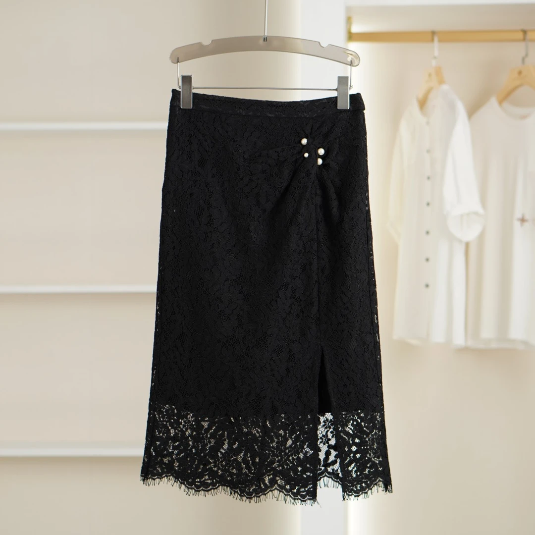 麦迪尚品【H】5040128气质百搭蕾丝直筒裙女装夏季商场同款 C3组