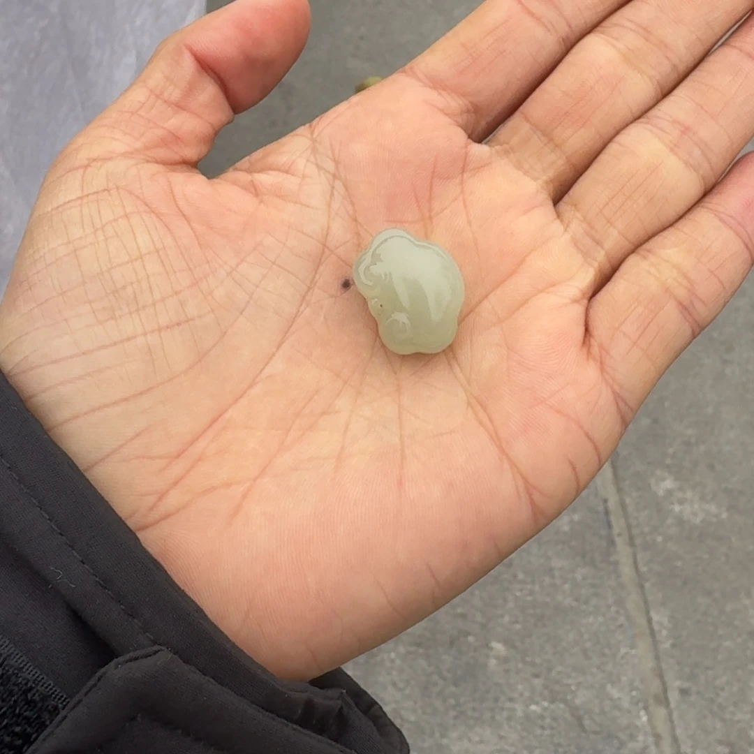 星***里和田玉未镶嵌吊坠(不含链)