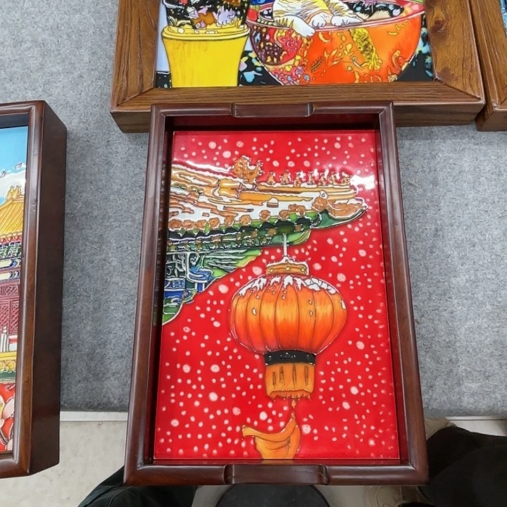 陶瓷板画23/33托盘