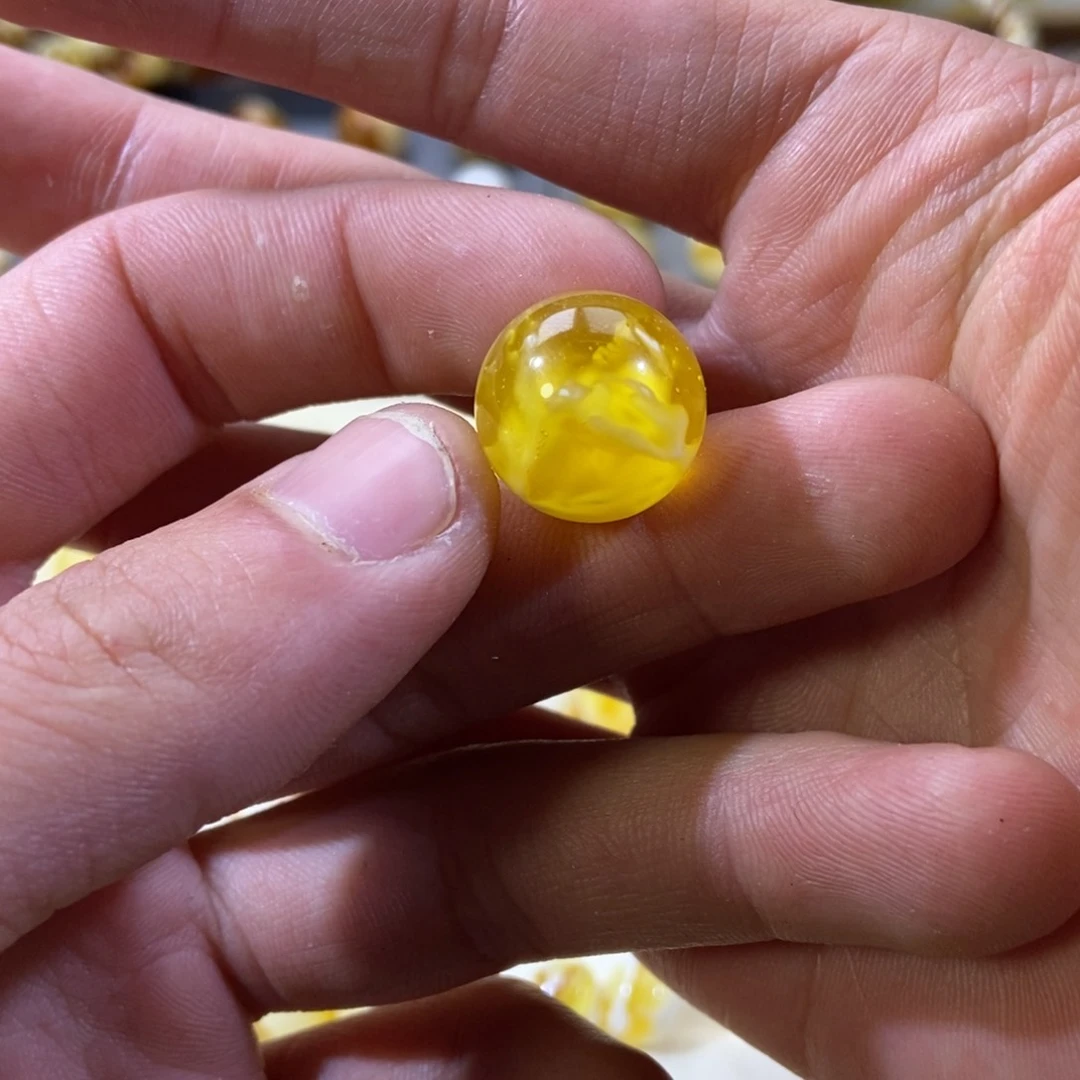 琥珀珠宝奇石未镶嵌16.1mm