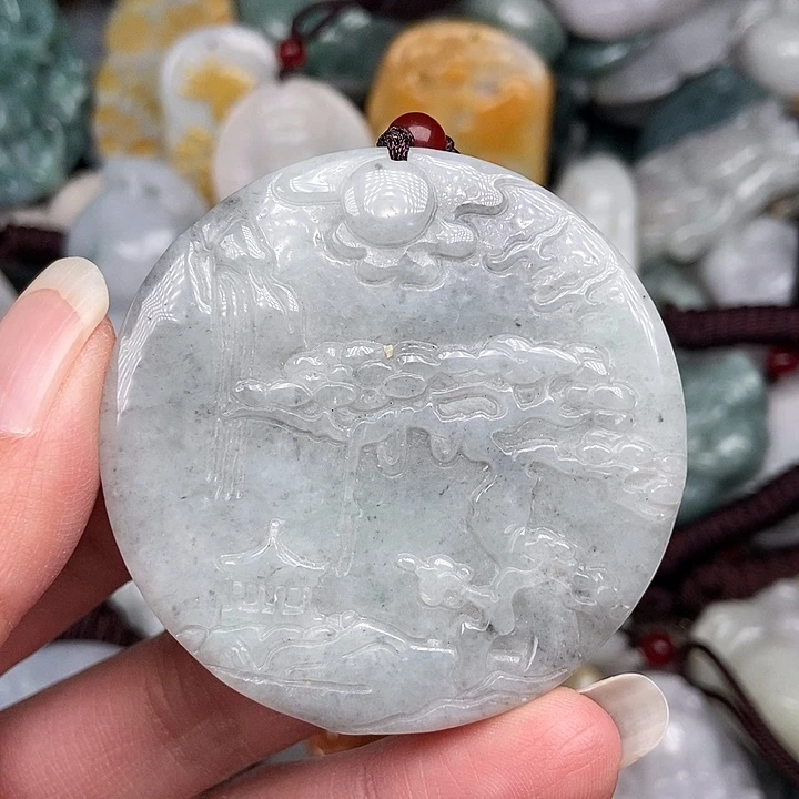 颈饰未镶嵌翡翠翡翠