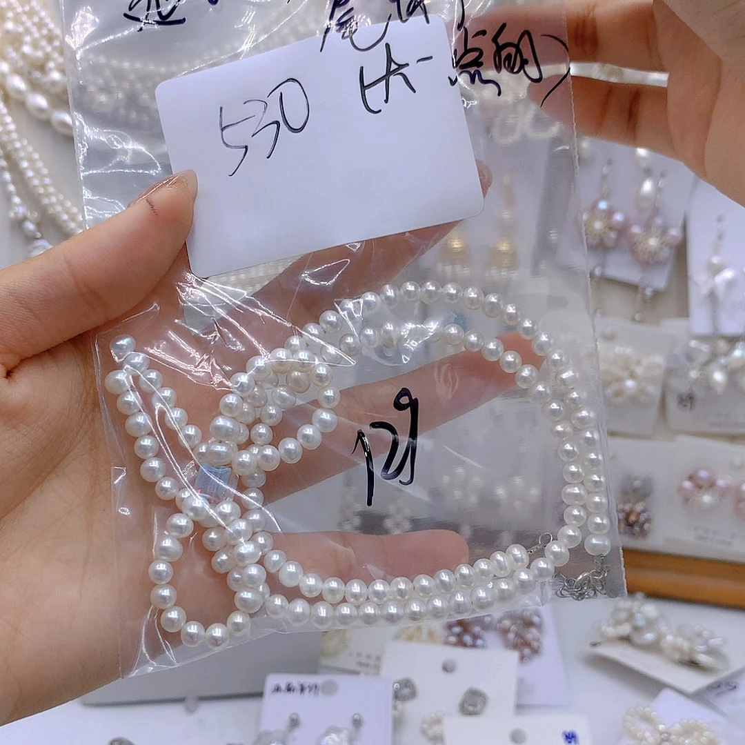 银S925镶嵌淡水珍珠发饰炫****糖