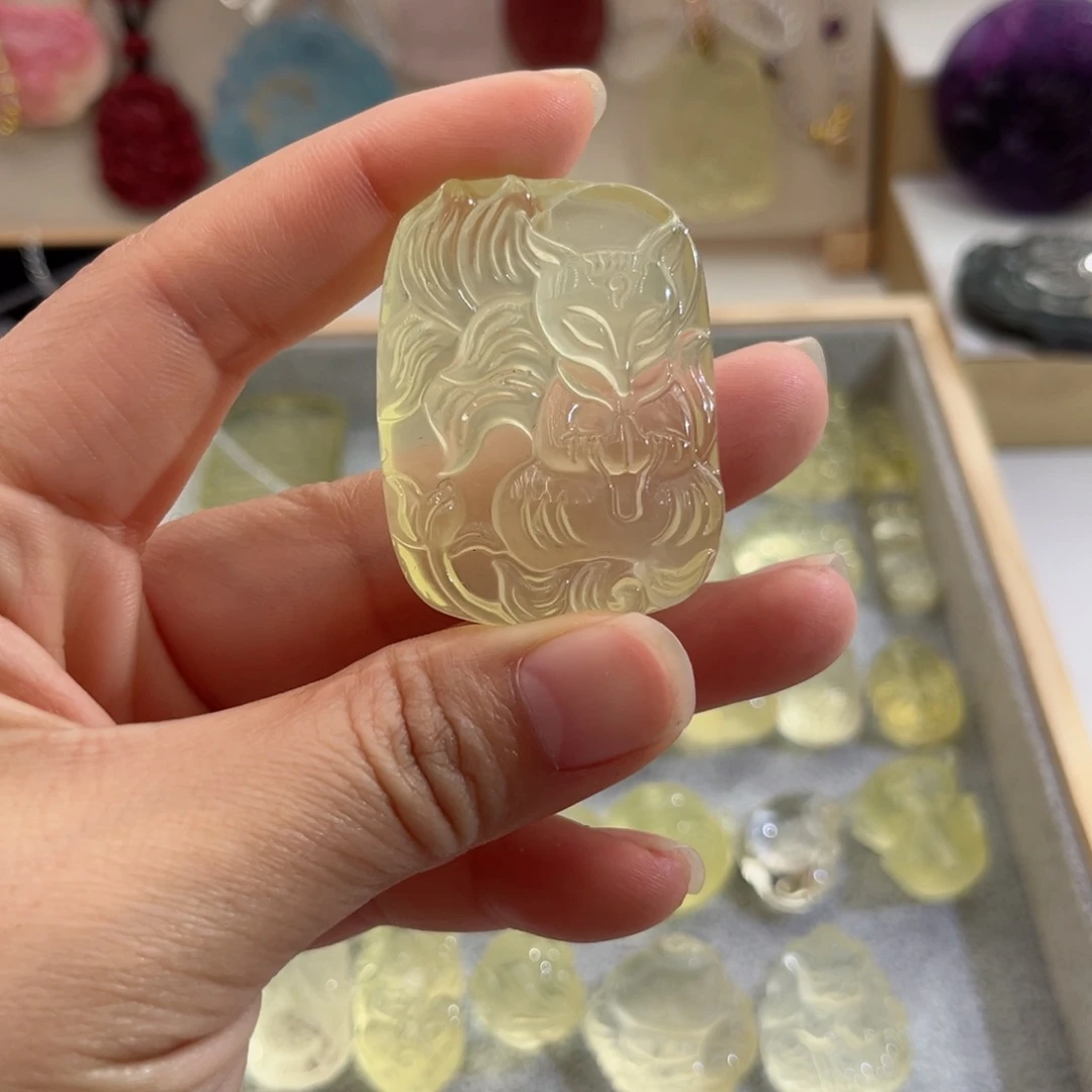 紫晶颈饰未镶嵌呀黄水修仙32