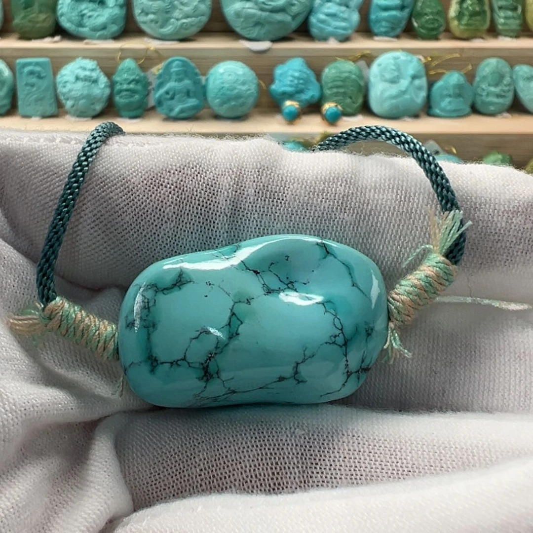 未镶嵌绿松石随形19.7mm