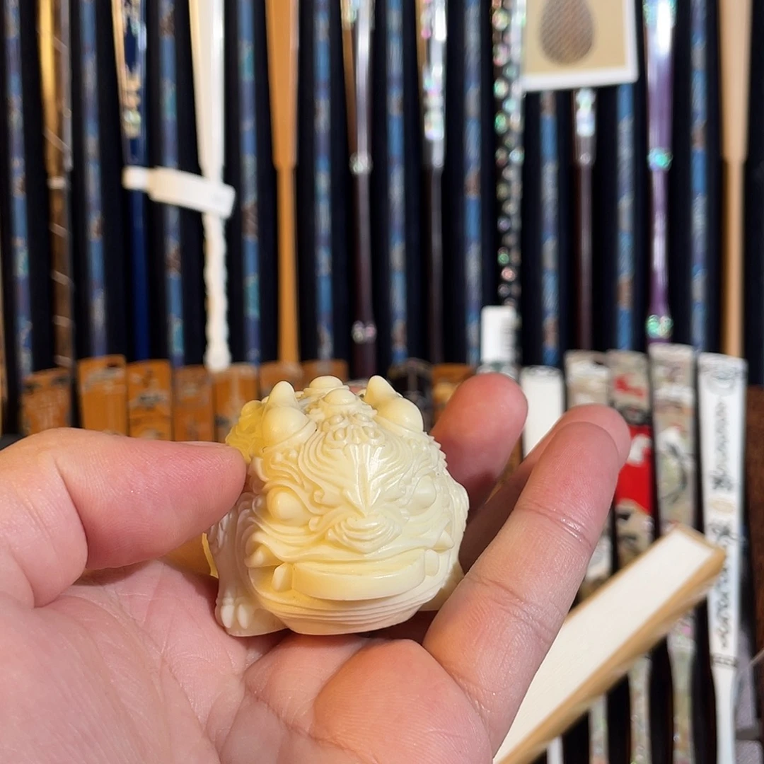 ༺***࿐扇子手工制作工艺精湛