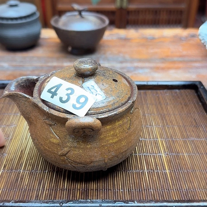 纯手工制作粗陶茶具