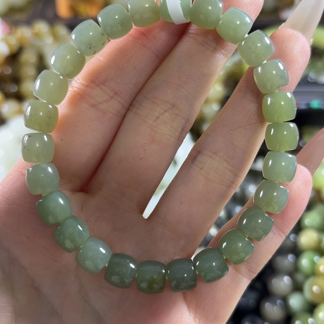 和田玉未镶嵌手链321