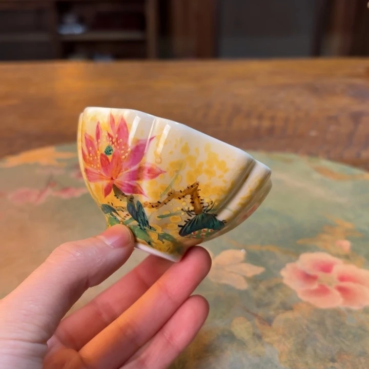 柴烧纯手工手绘陶瓷