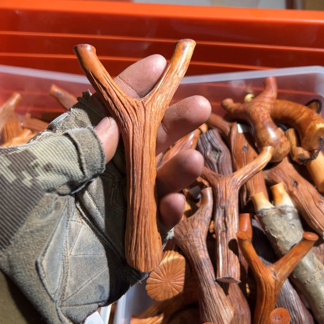 山***ㅤ火琉璃树杈木弓手工制作