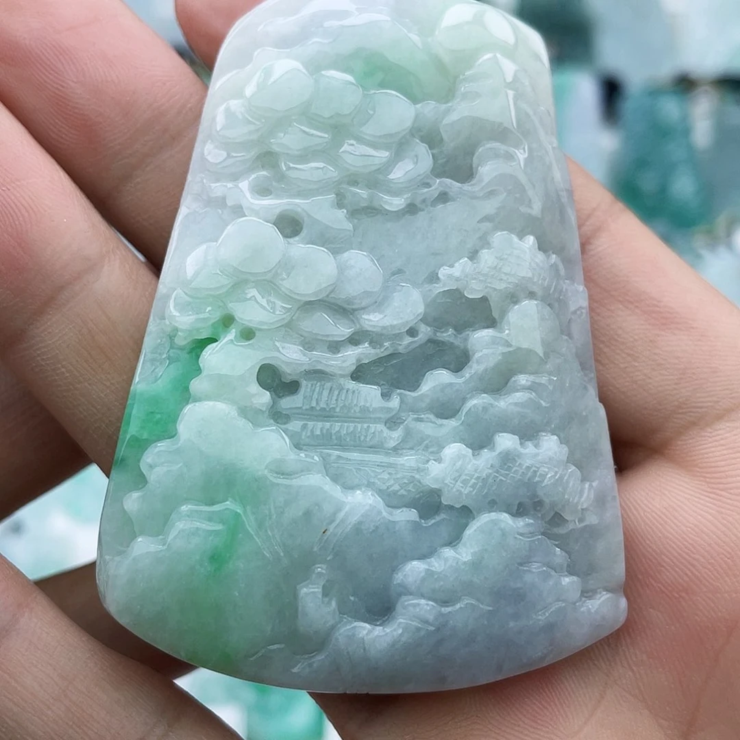 颈饰未镶嵌翡翠翡翠