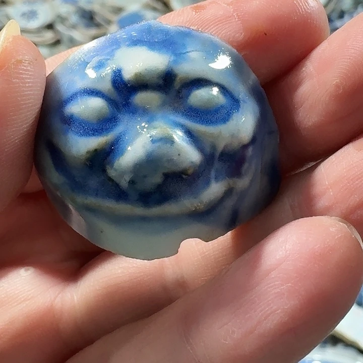 电***扇瓷片瓷片标本，顺丰包邮