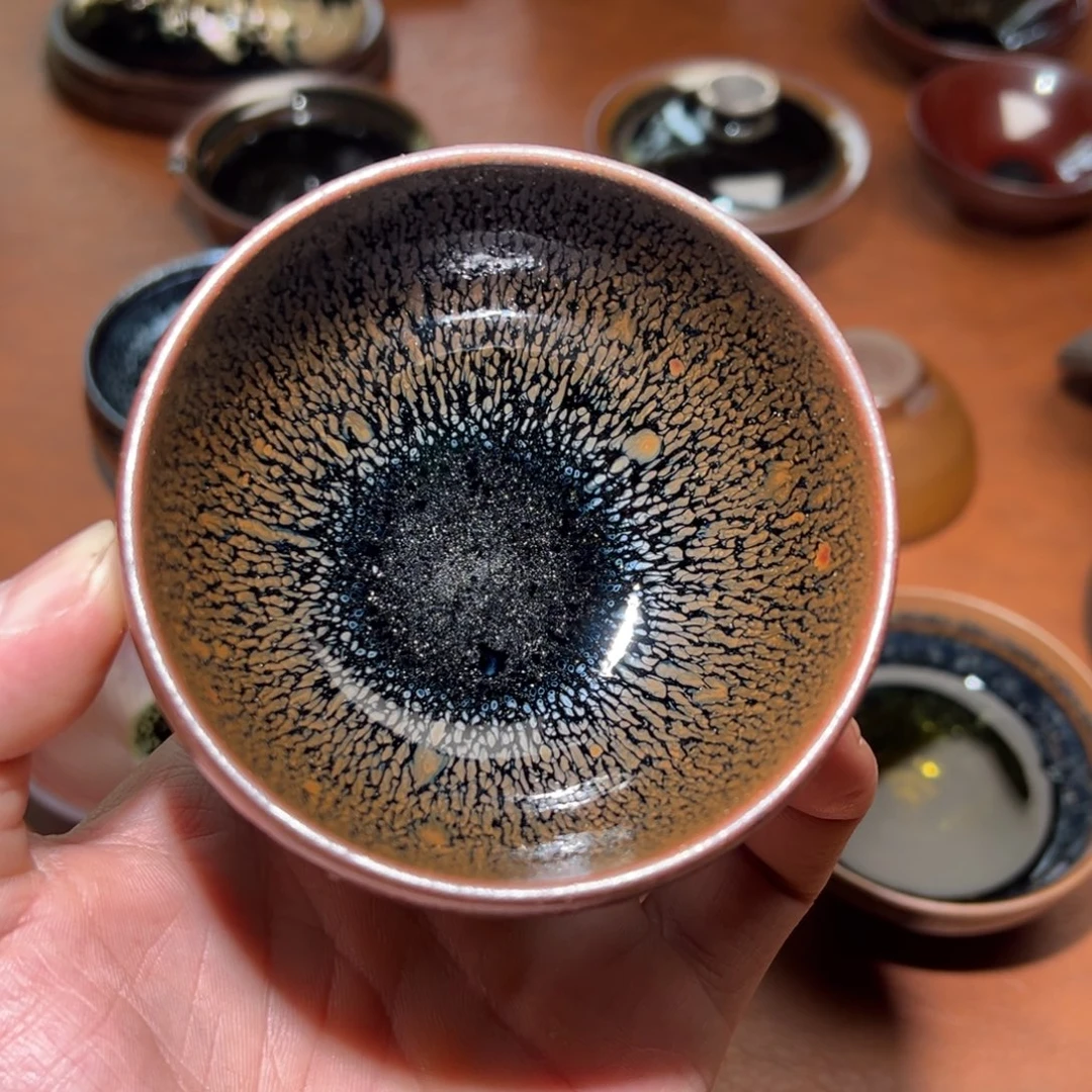 茶盏柴烧建盏主人杯建窑建盏