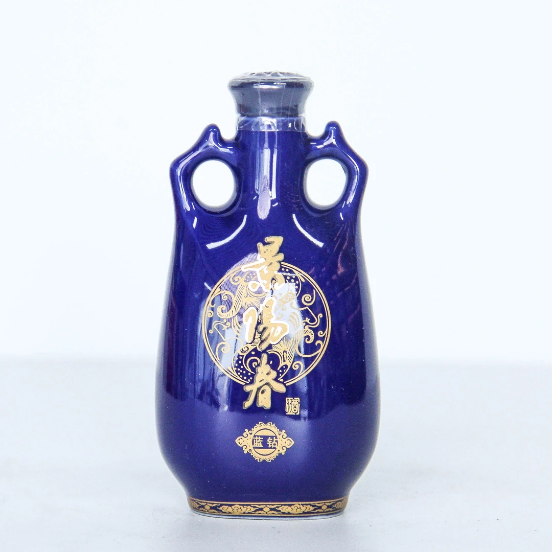 一品景芝2013年景阳春蓝钻小酒版浓香型白酒 F 46度50ml