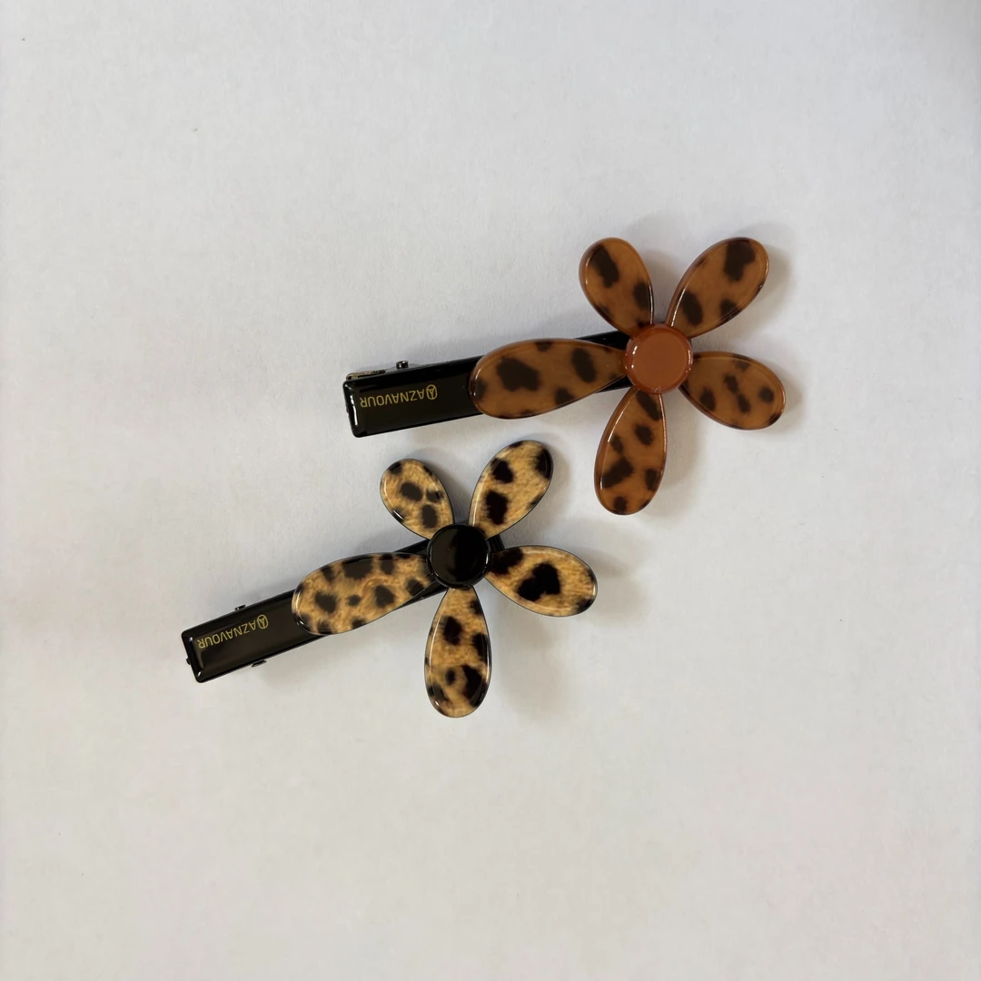 女鸭嘴夹森系法式田园风边夹发夹顶夹复古百搭韩版气质可爱碎发夹