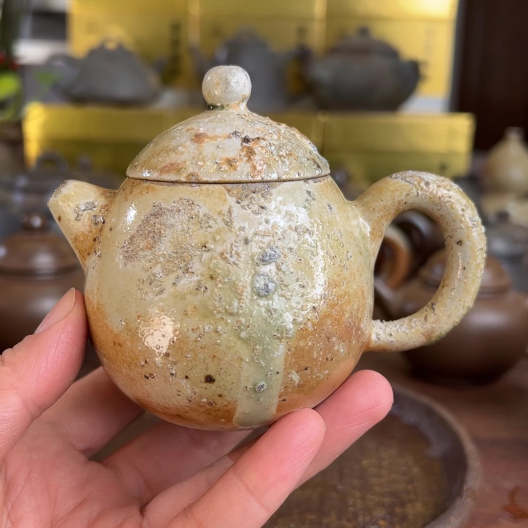 贵台龙窑柴烧茶壶A26