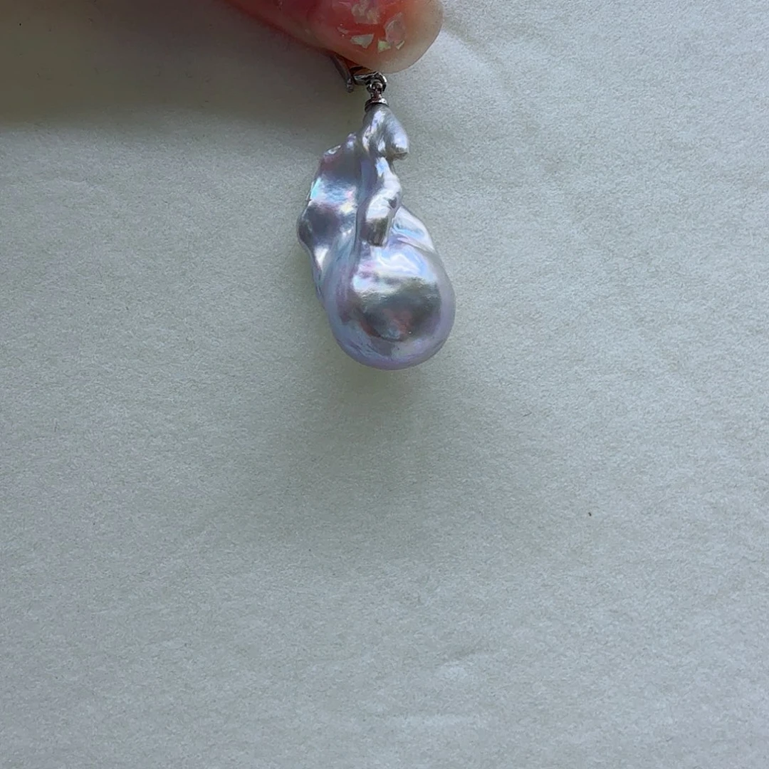 颈饰合金淡水珍珠