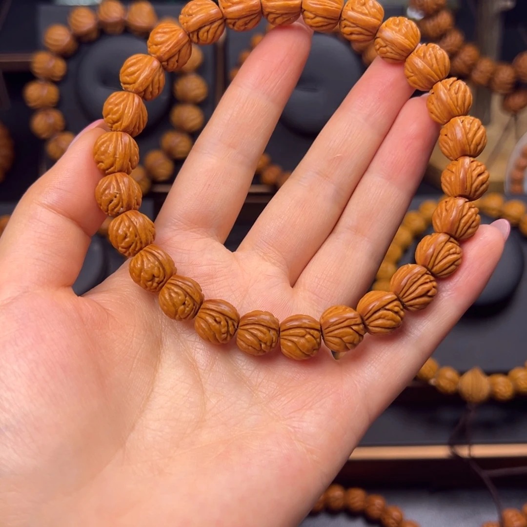 O***y桃核手串火龙纹11手串